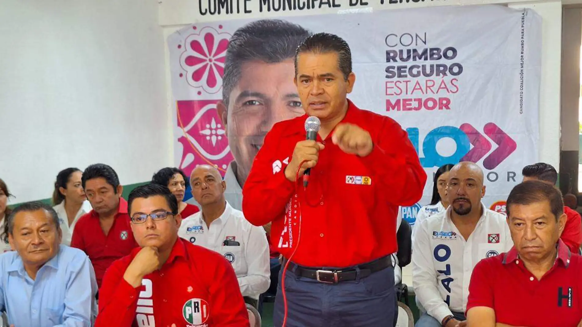 Los aspirantes de la alianza se solidarizan con el candidato a gobernador